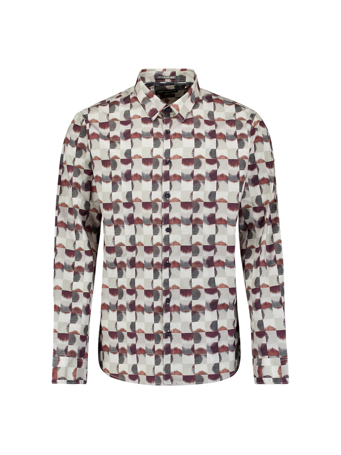 Shirt Stretch Allover Printed | Cayenne