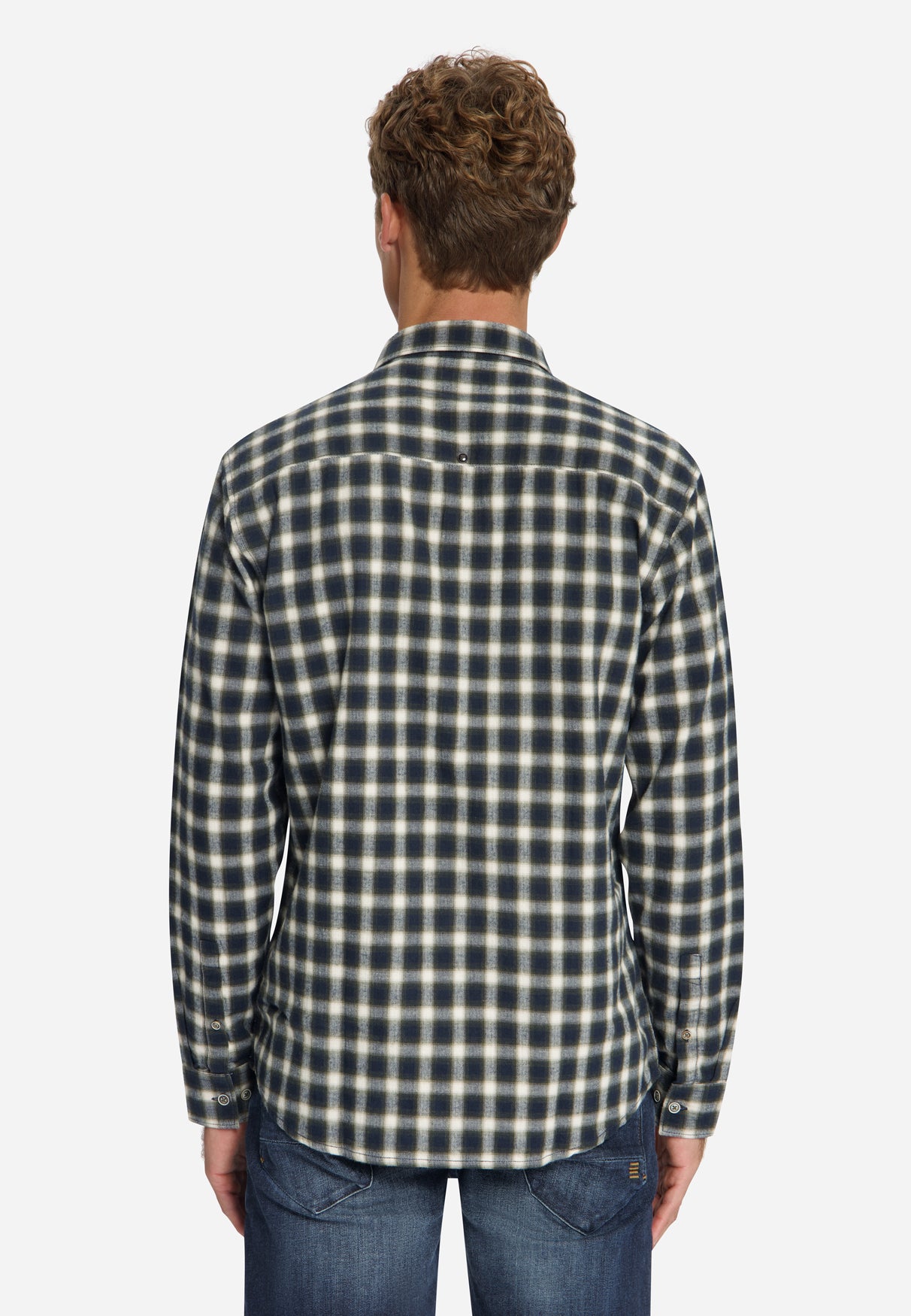 Cotton Check Shirt | Moss