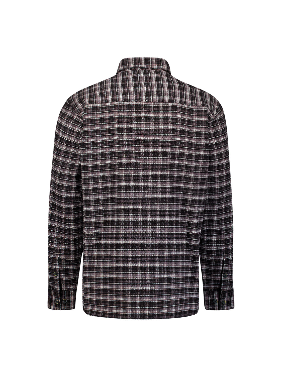 Cotton Check Shirt | Black