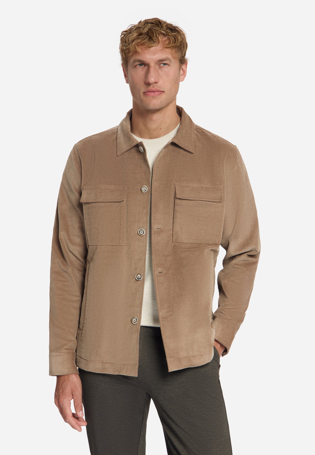 Overshirt Heavy Corduroy | Light Brown