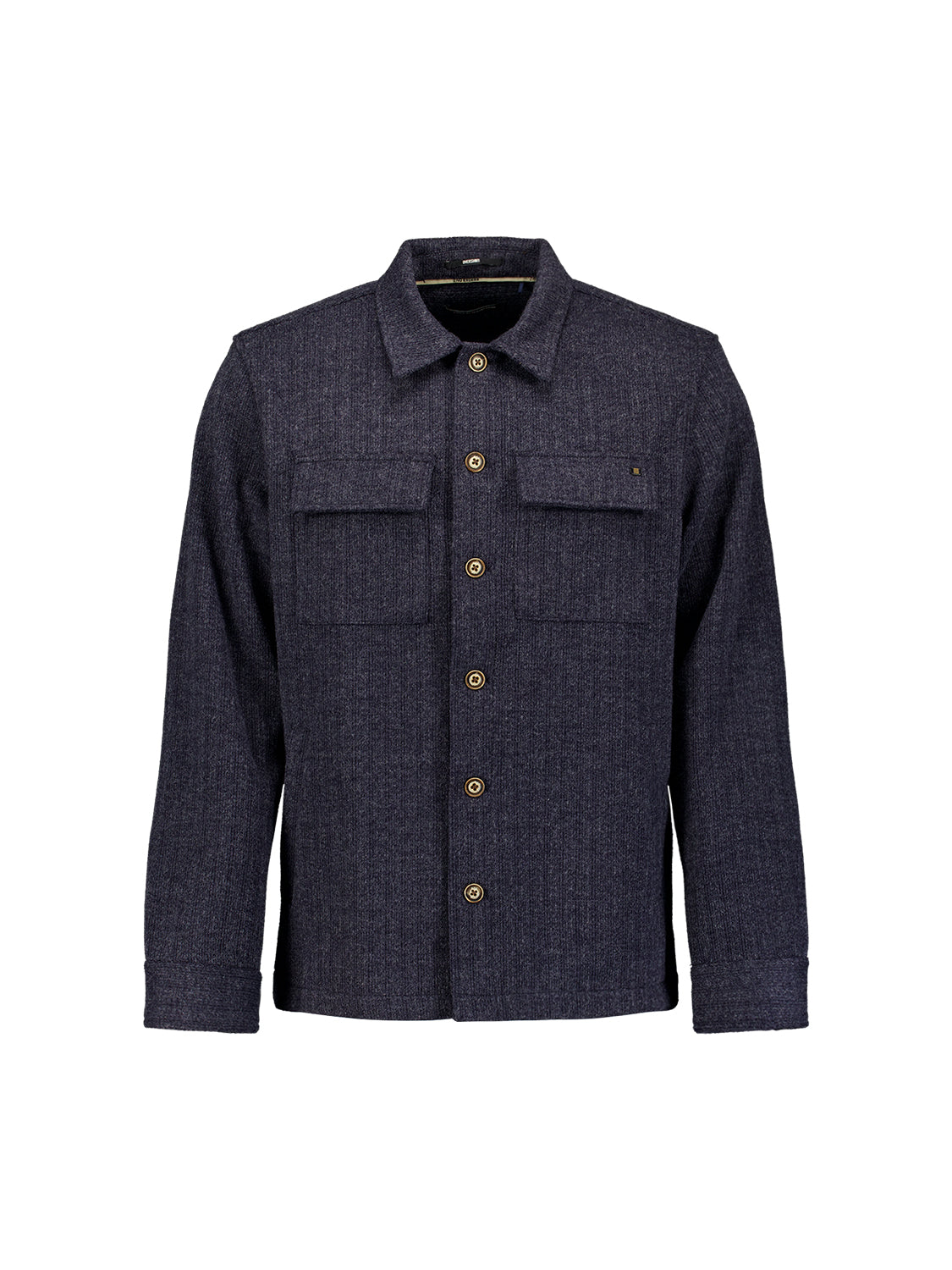 Wool Look Overshirt | Dark Night