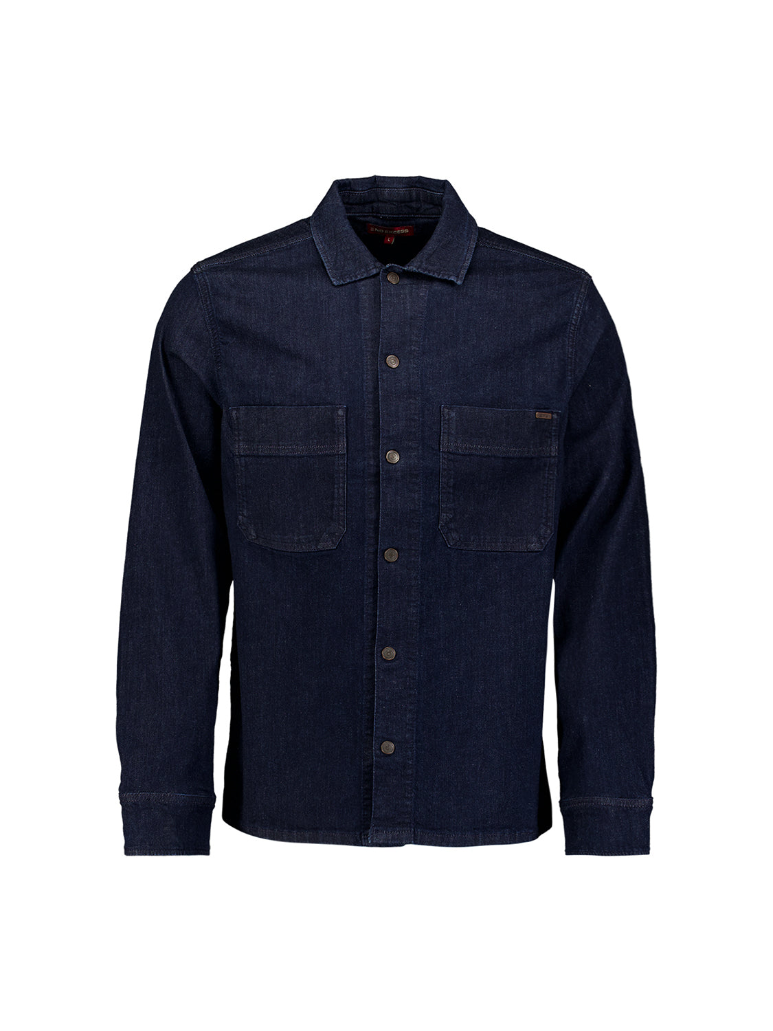 Denim Stretch Overshirt | Rinse Denim