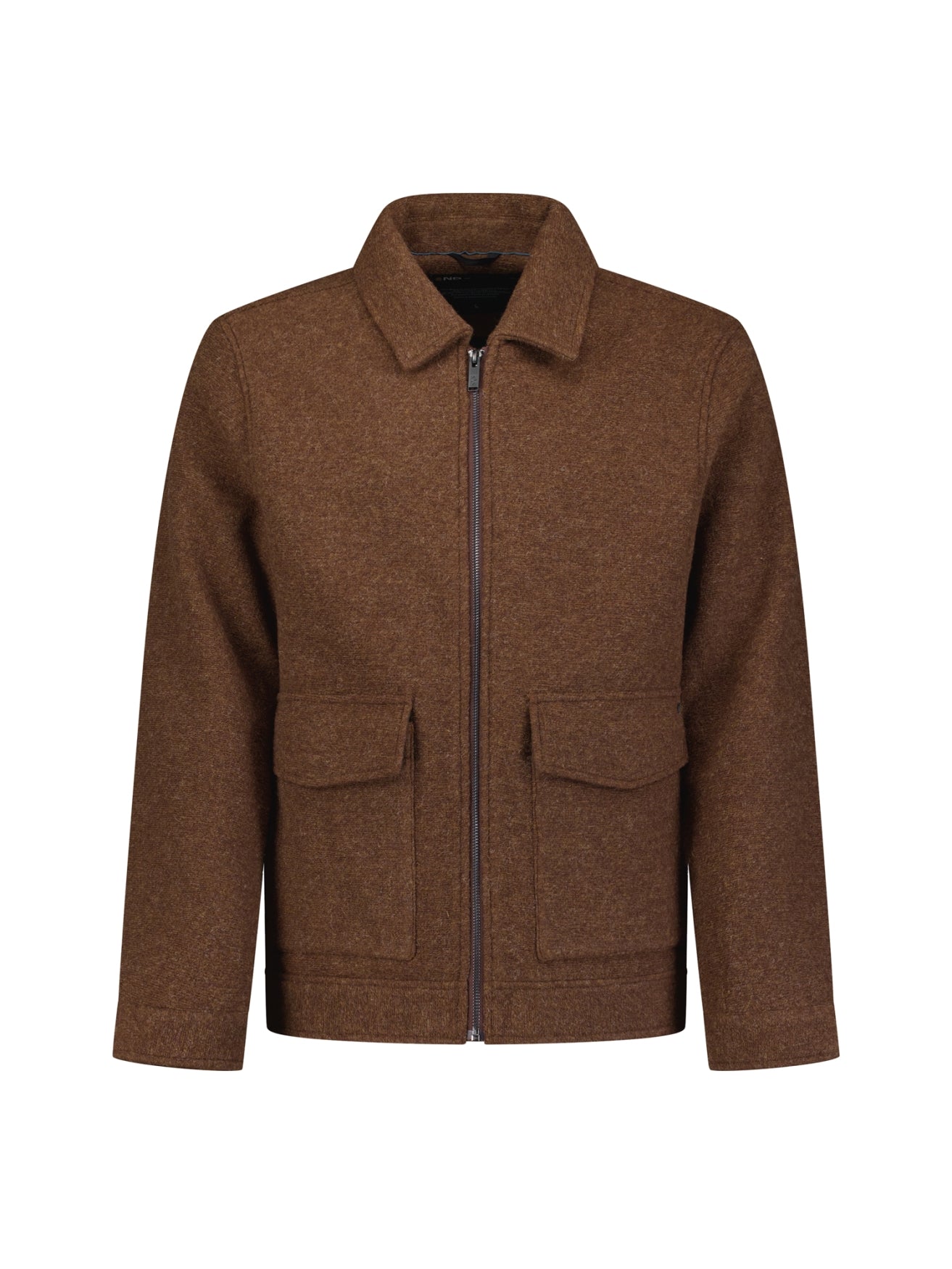 Wool Blend Jacket | Light Brown