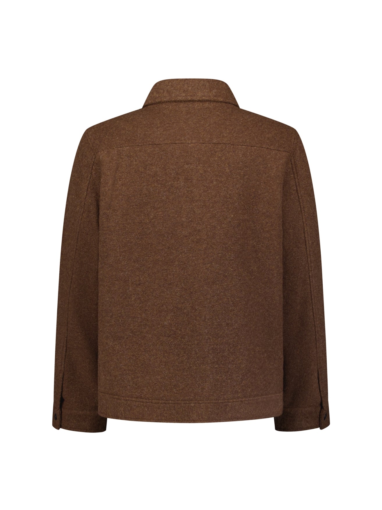 Wool Blend Jacket | Light Brown