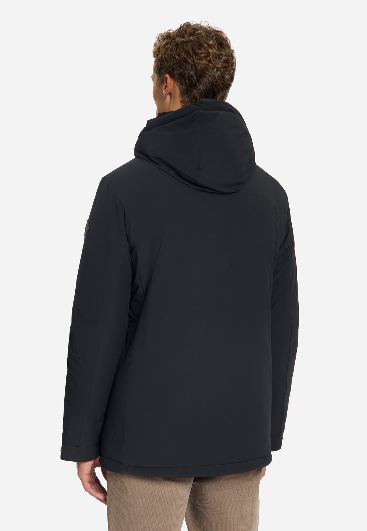 Hooded Parka Jacket | Black