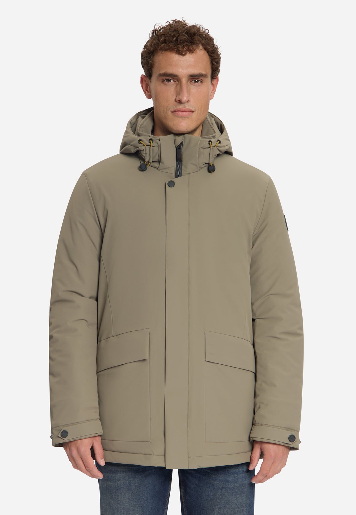 Hooded Parka Jacket | Mud