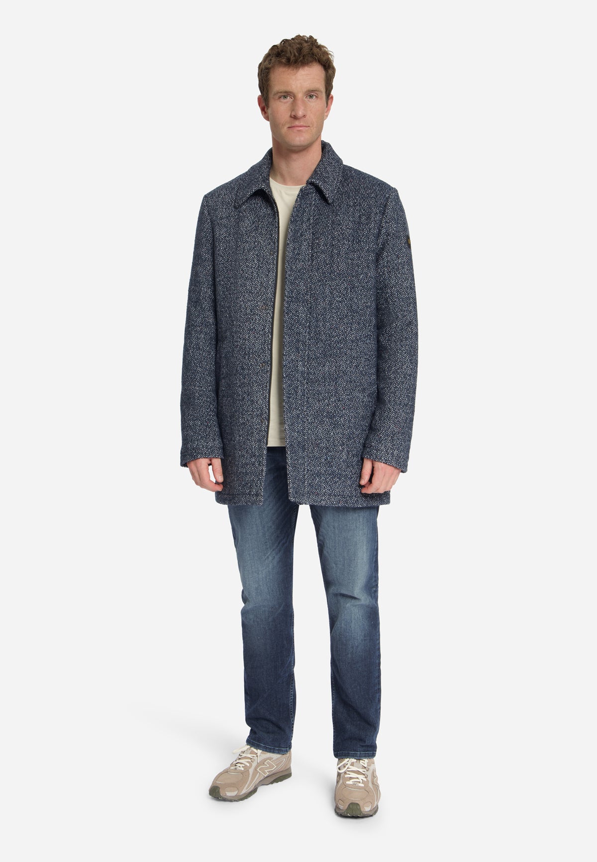 Wool Blend Coat | Dark Night