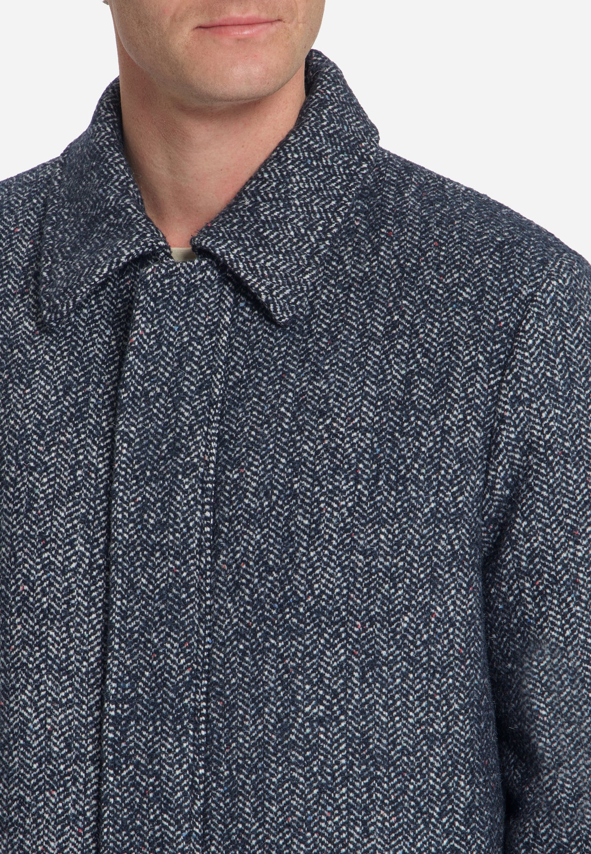 Wool Blend Coat | Dark Night