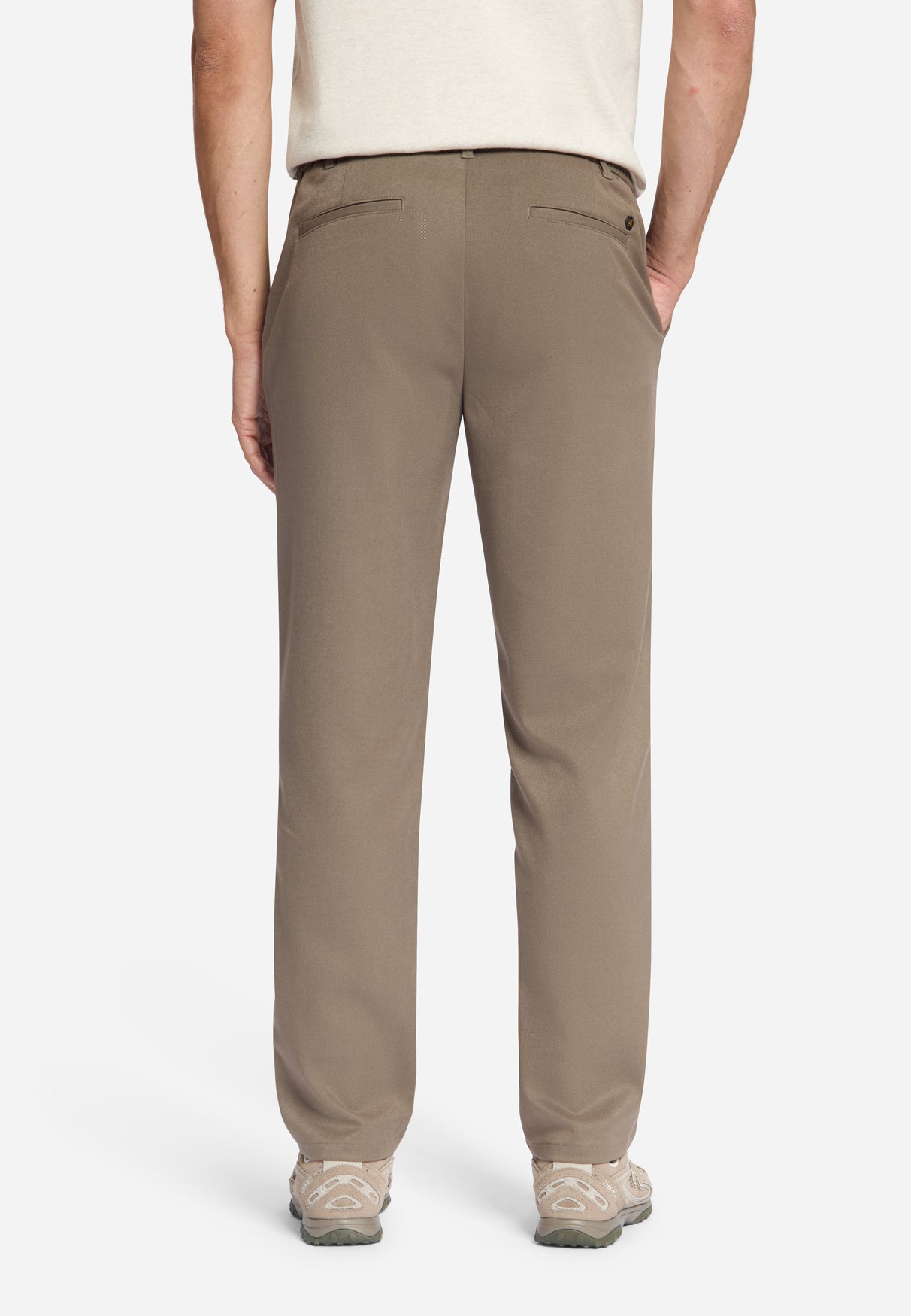 Stretch Twill Chinos | Light Brown