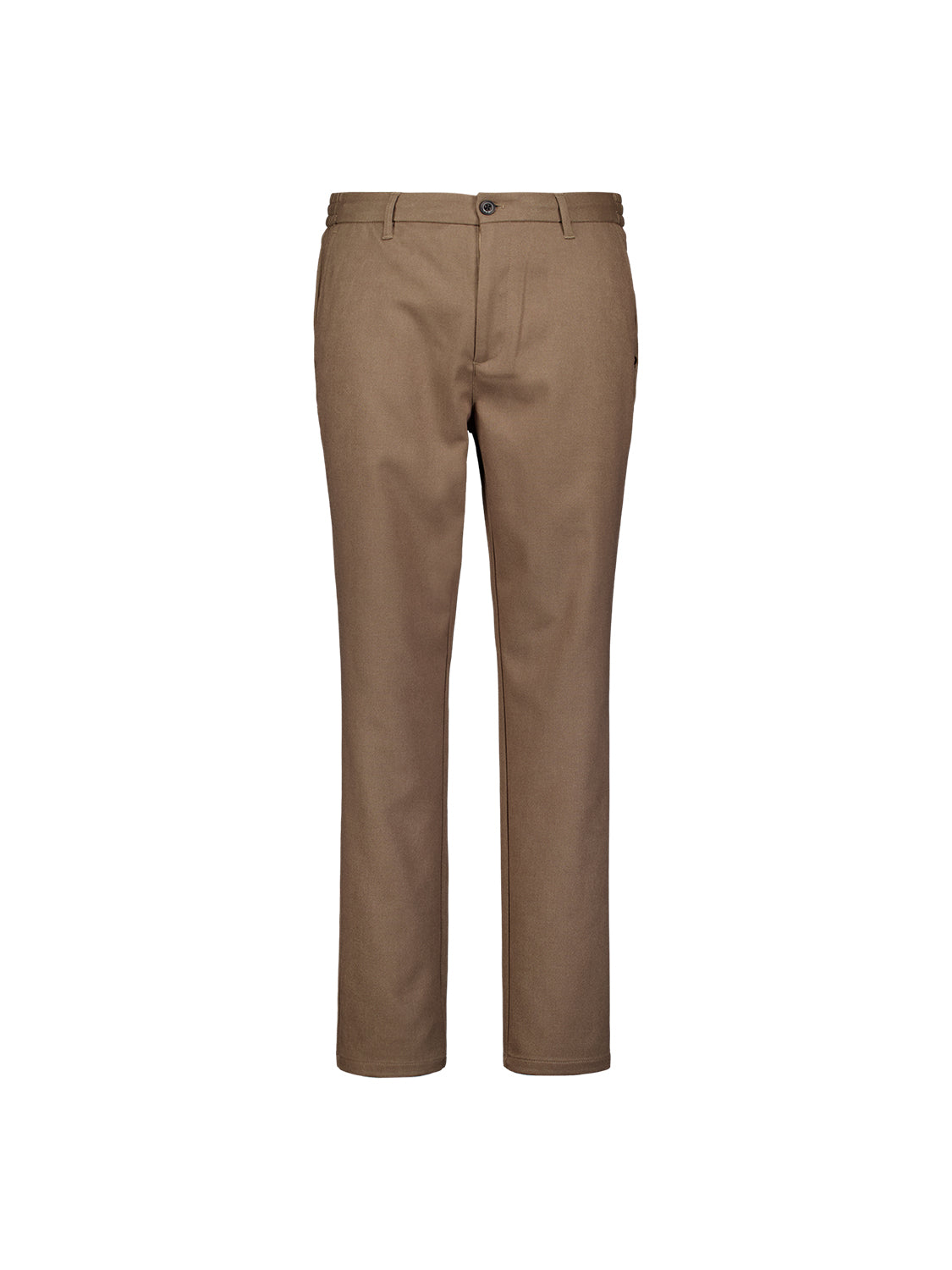 Stretch Twill Chinos | Light Brown