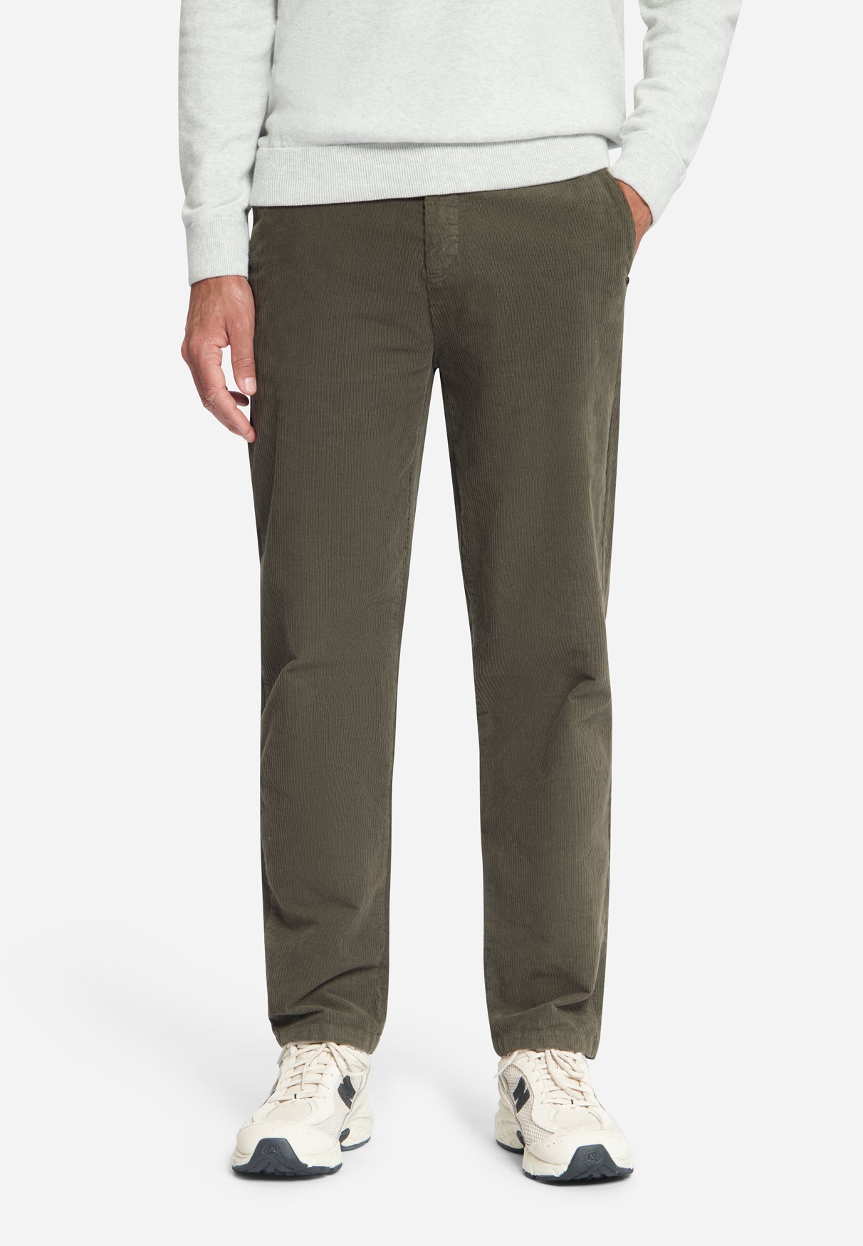 Stretch Cord Chinos | Army