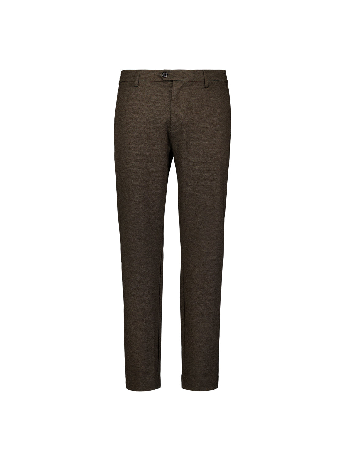 Pants Jersey Melange Regular Fit | Dark Brown