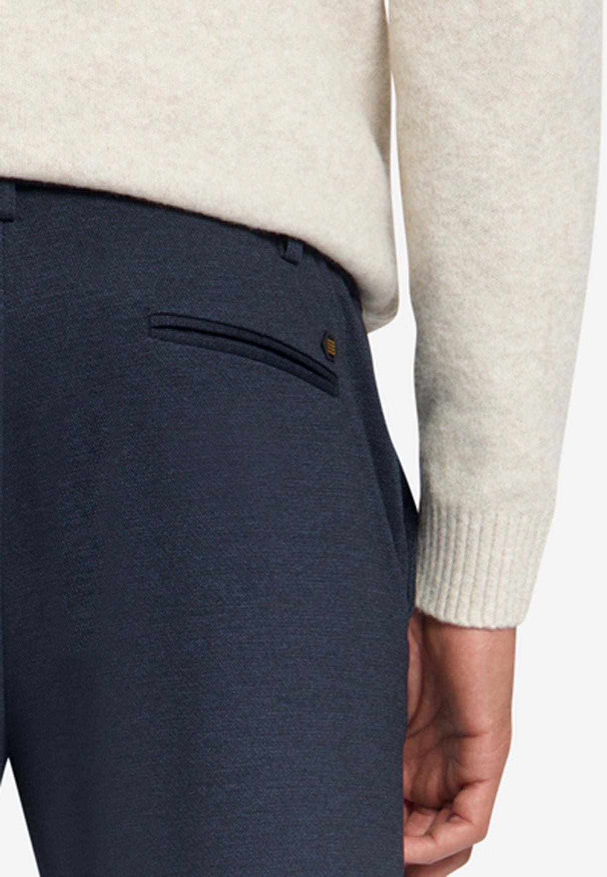 Jersey Melange Chino | Dark Night