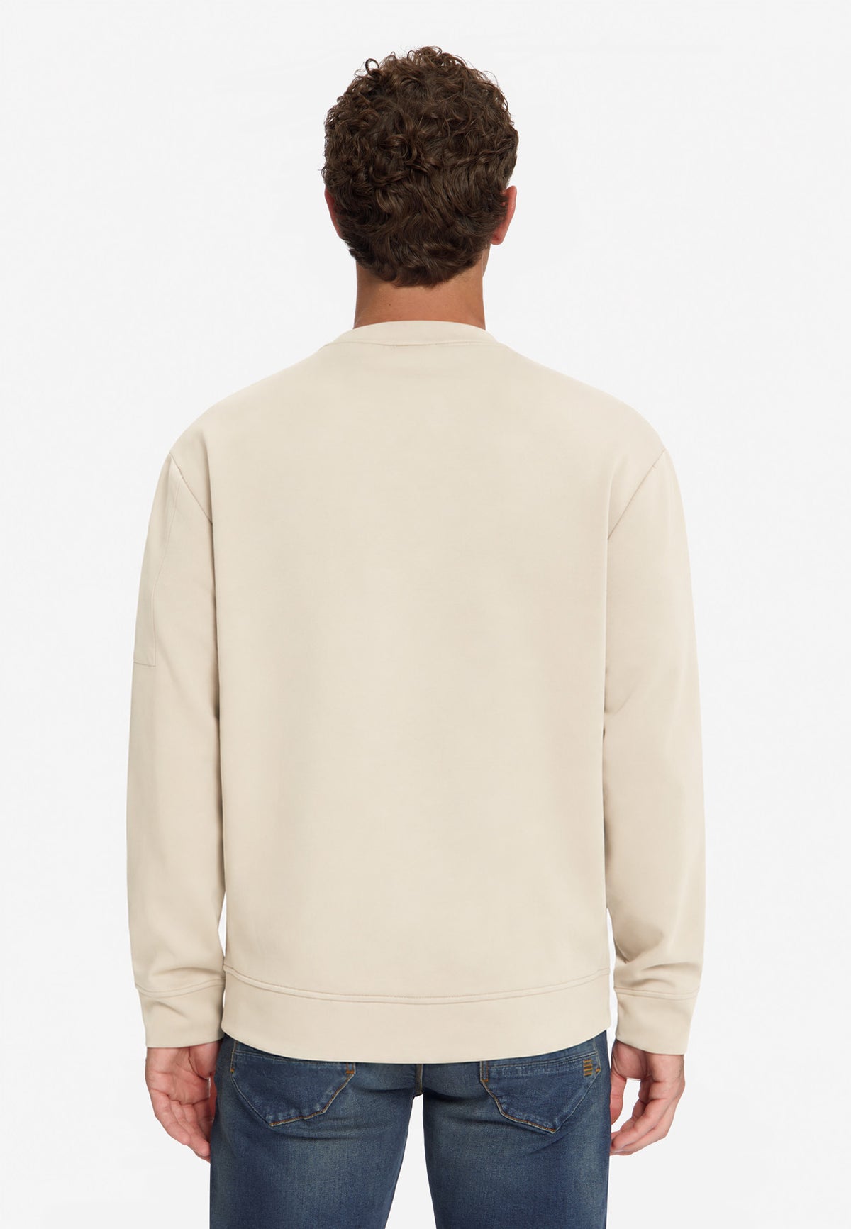 Crew Neck Sweater | Stone