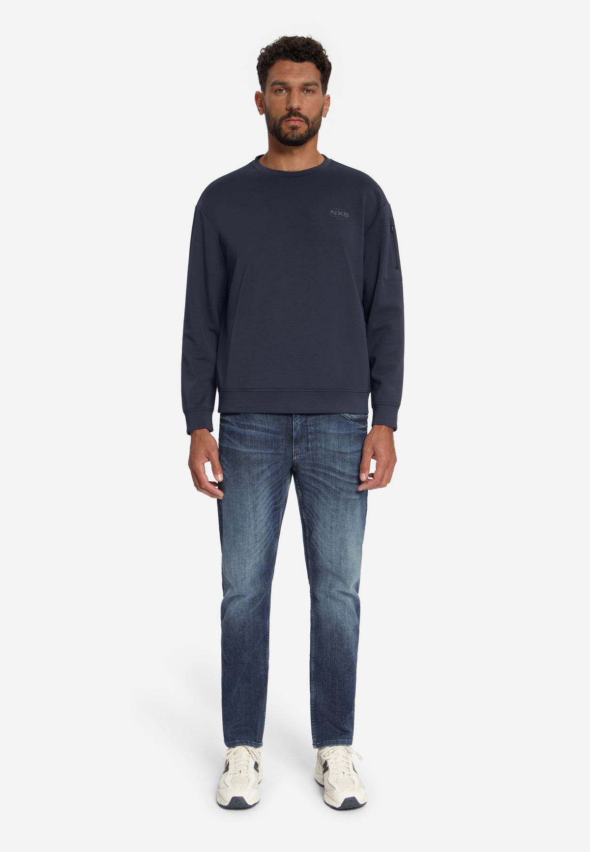 Crew Neck Sweater | Dark Night