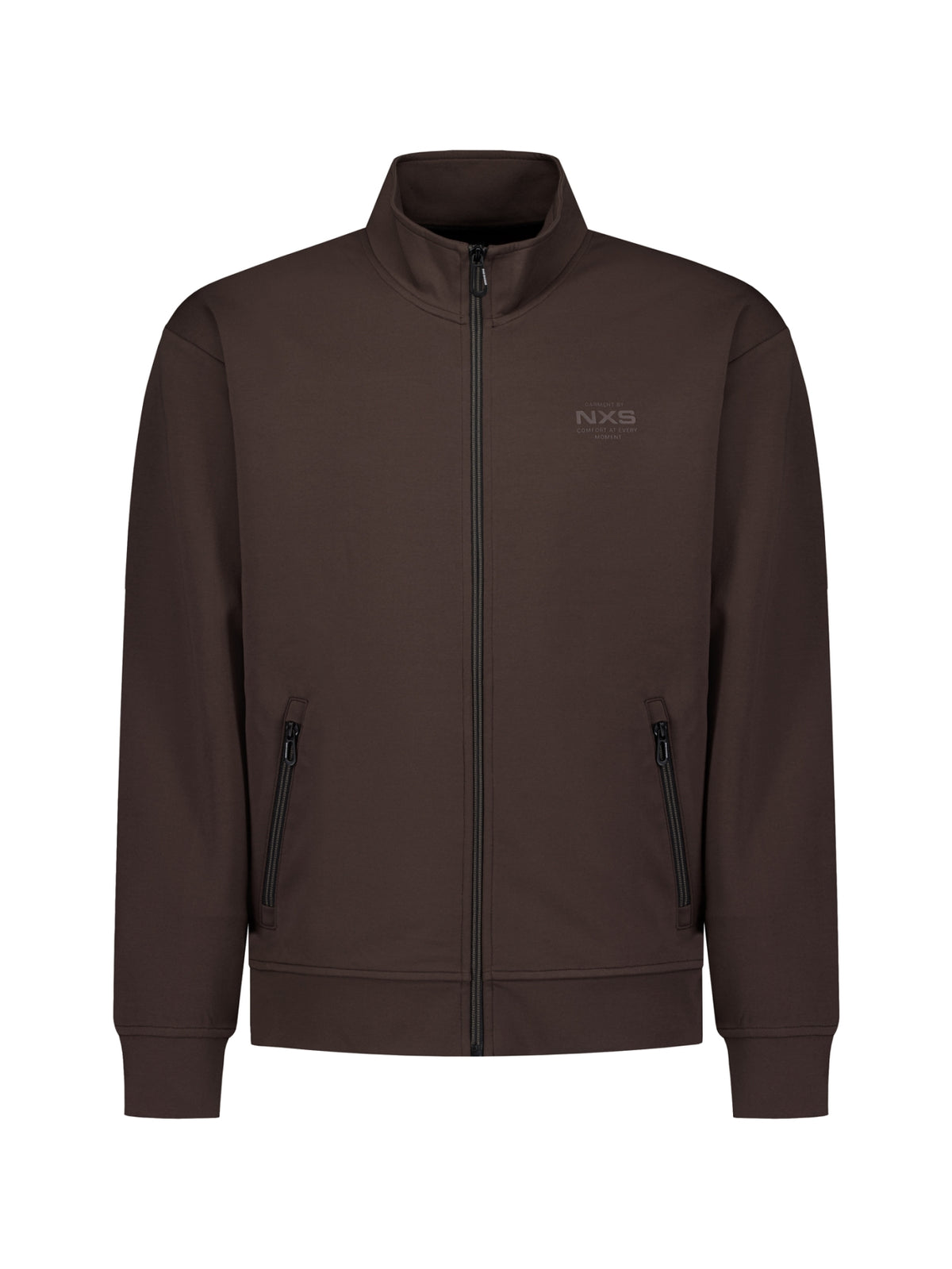 Full-Zip Sweater | Dark Brown