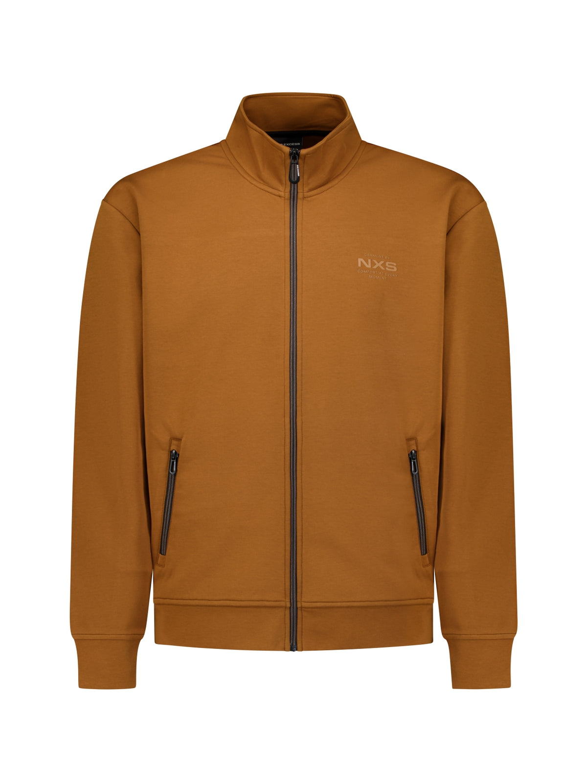 Full-Zip Sweater | Caramel