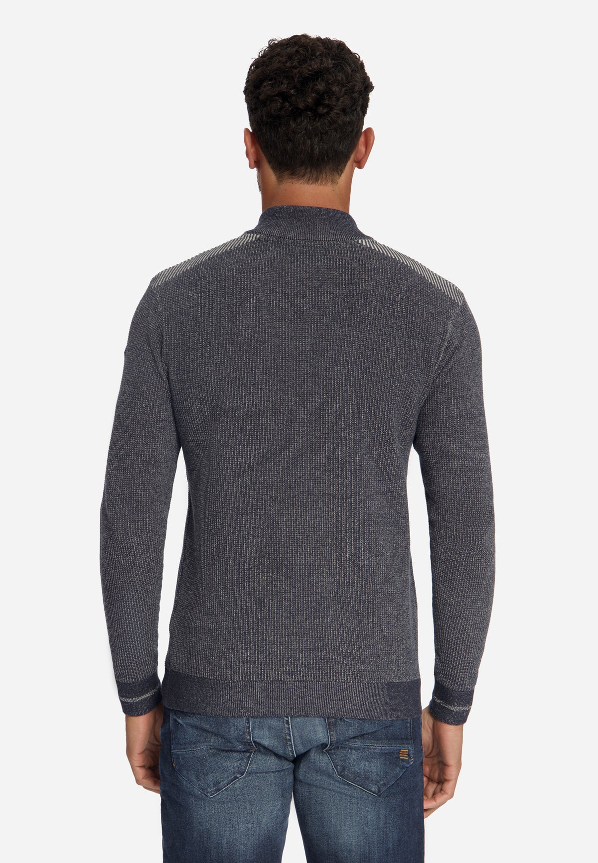 Plated Half-Zip Jumper | Dark Night