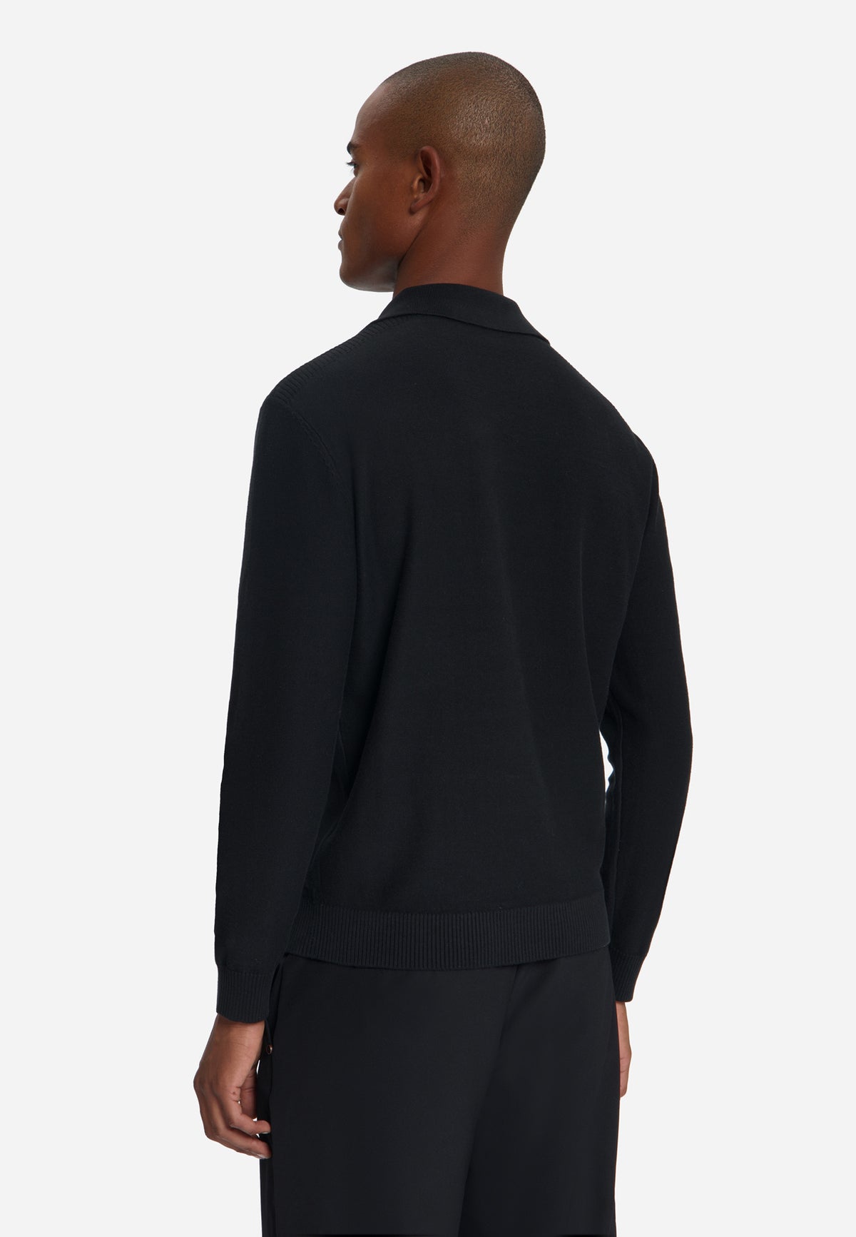 Polo Jumper | Black