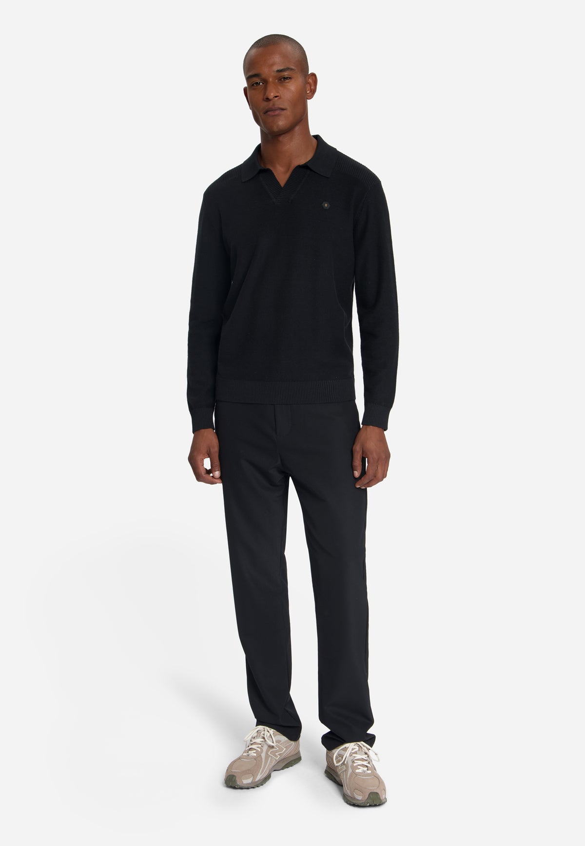 Polo Jumper | Black