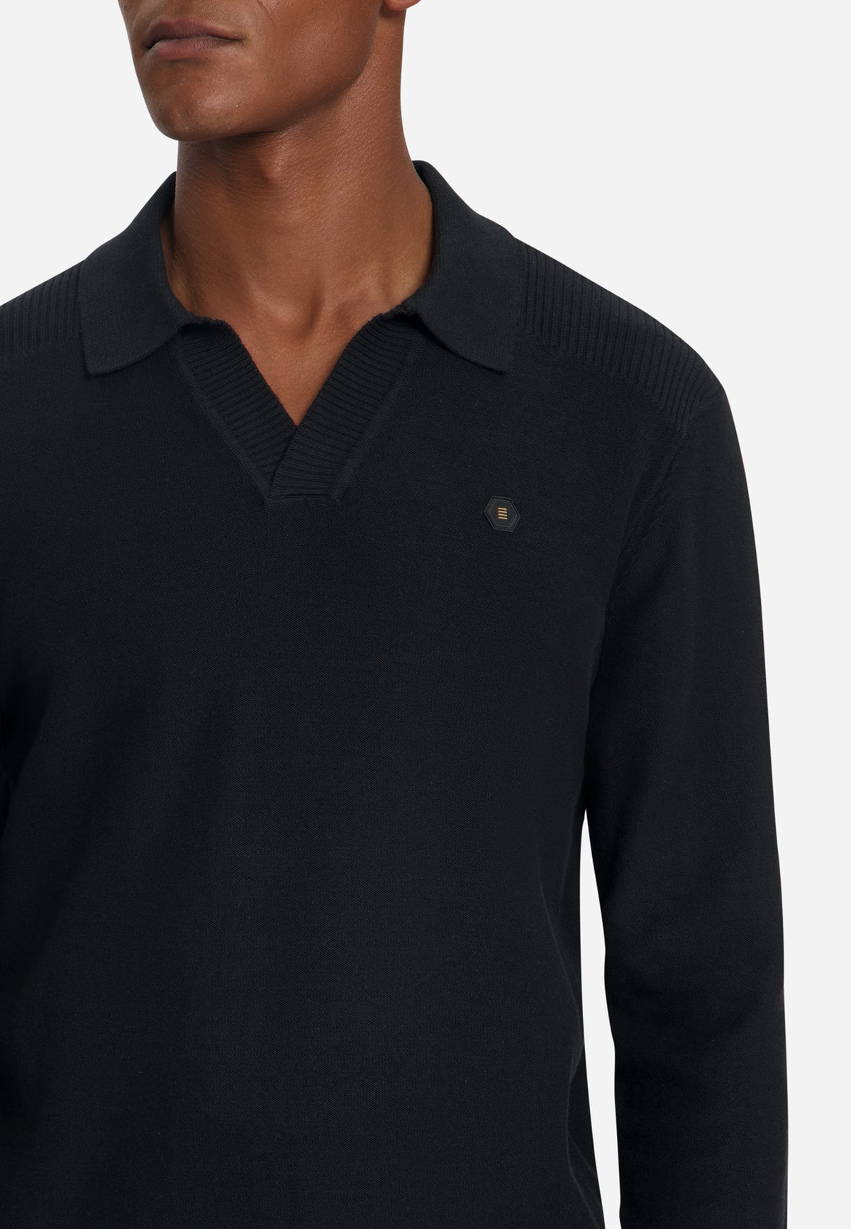 Polo Jumper | Black