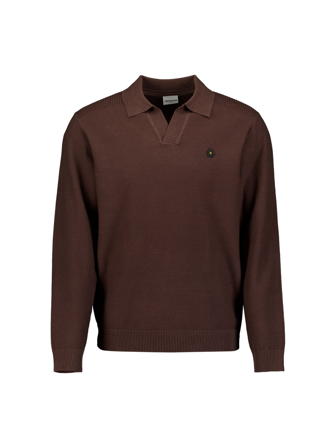 Polo Jumper | Dark Brown