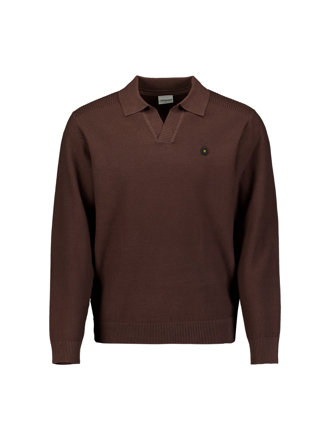 Polo Jumper | Dark Brown