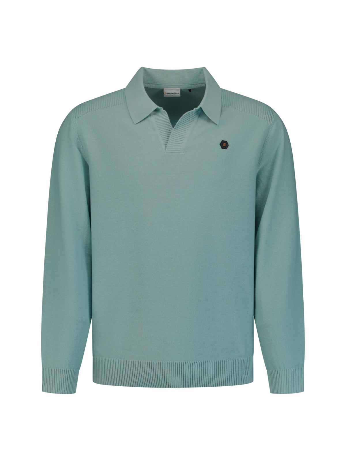 Polo Jumper | Dusty Blue