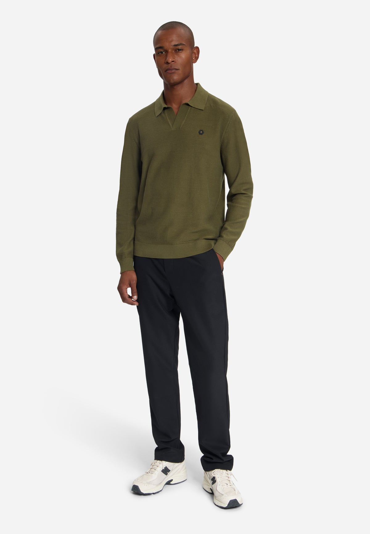 Polo Jumper | Moss