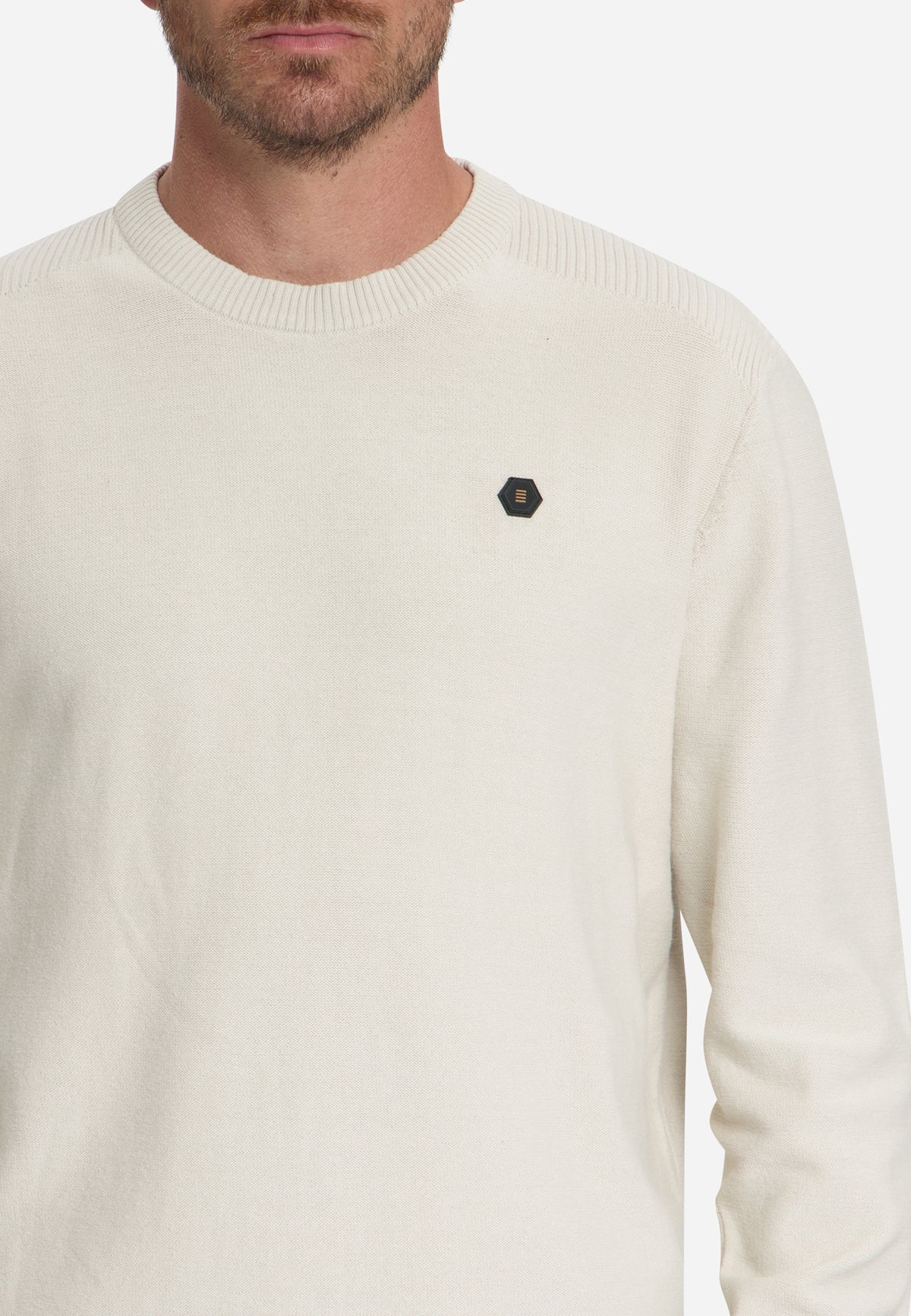 Crew Neck Jumper | Stone