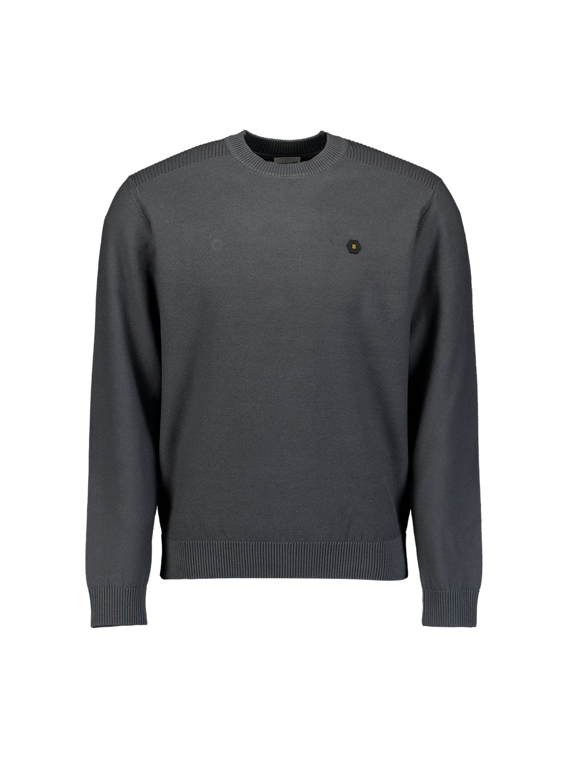 Crew Neck Jumper | Dark Steel