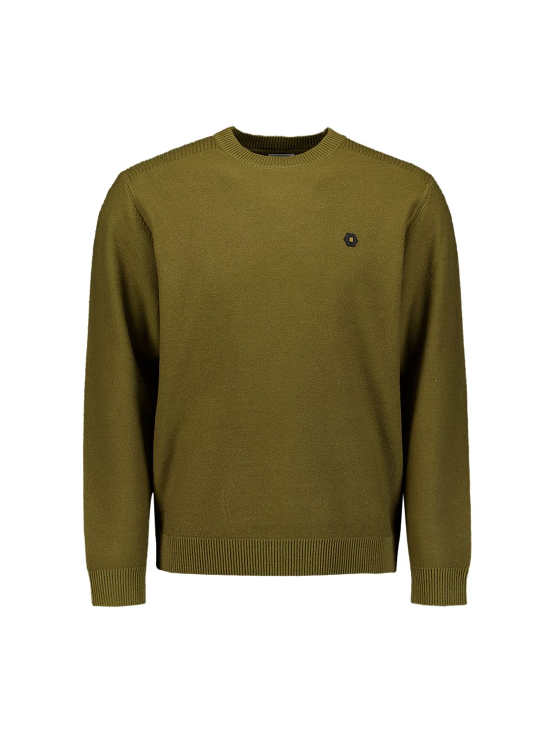 Crew Neck Jumper | Moss