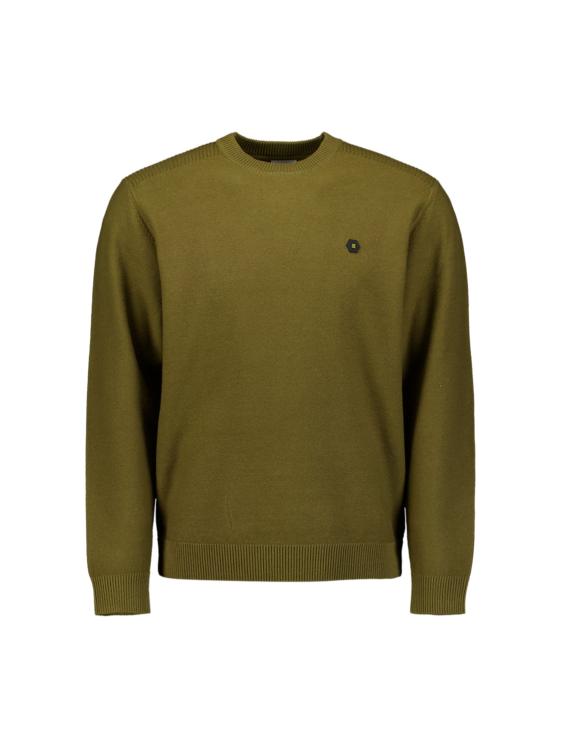 Crew Neck Jumper | Moss