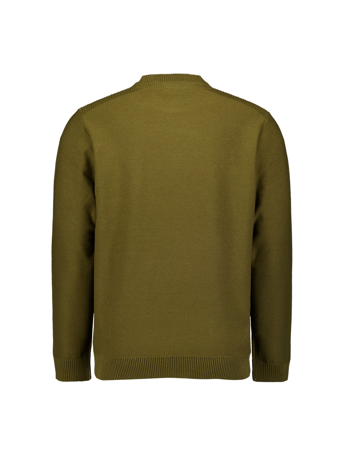 Crew Neck Jumper | Moss