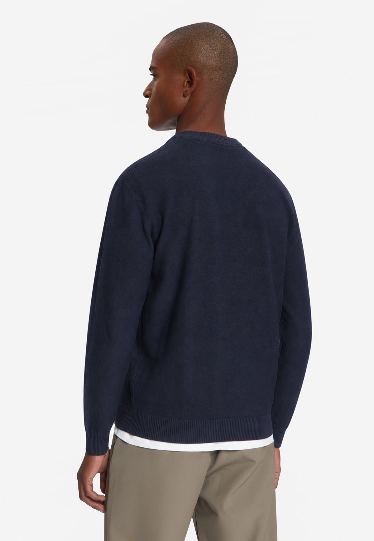 Crew Neck Jumper | Dark Night