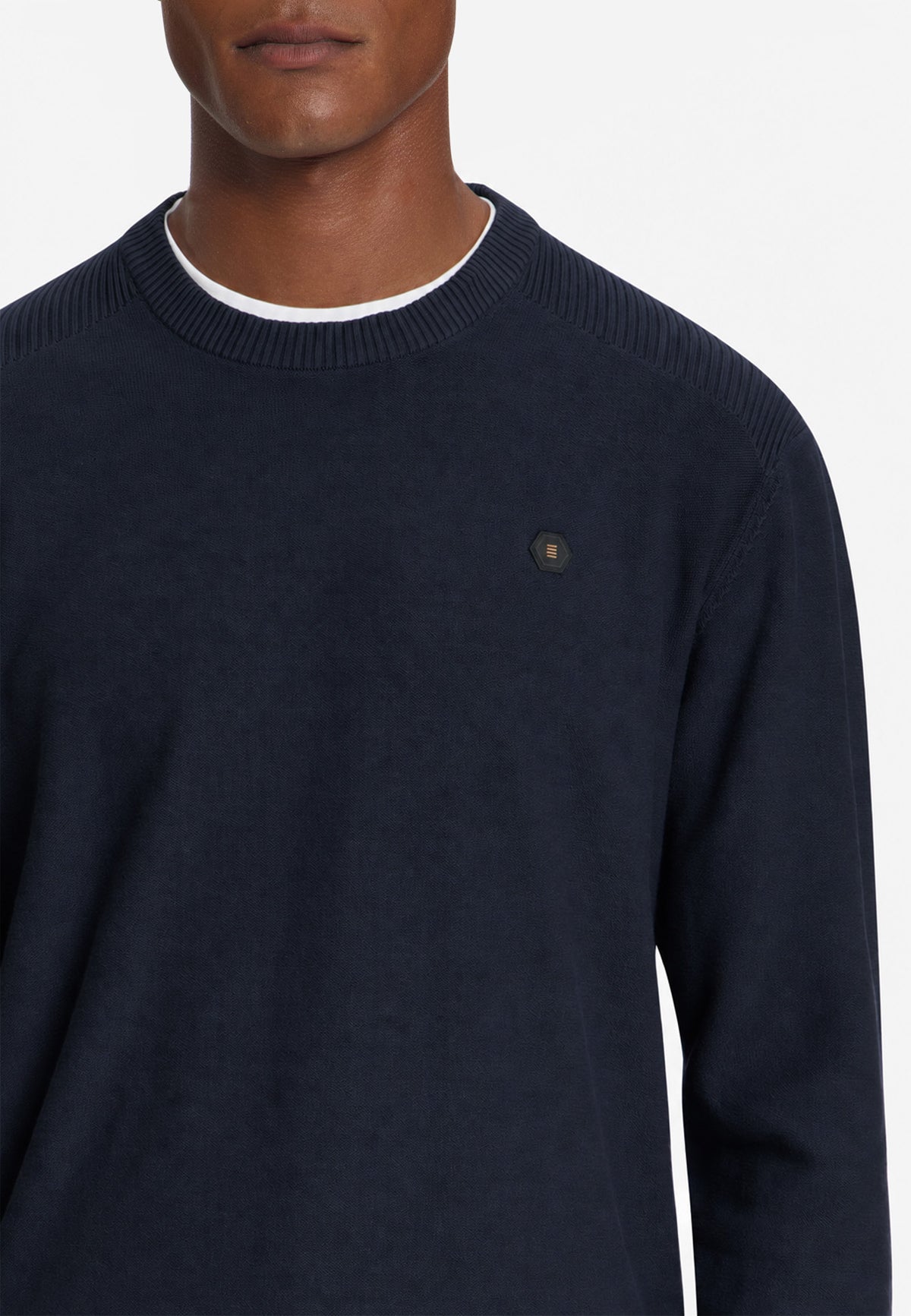 Crew Neck Jumper | Dark Night