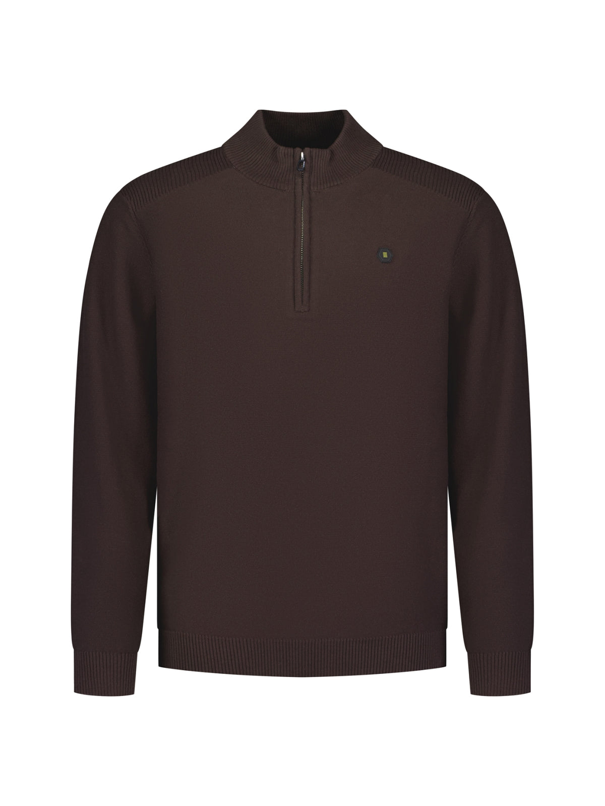 Half-Zip Jumper | Dark Brown