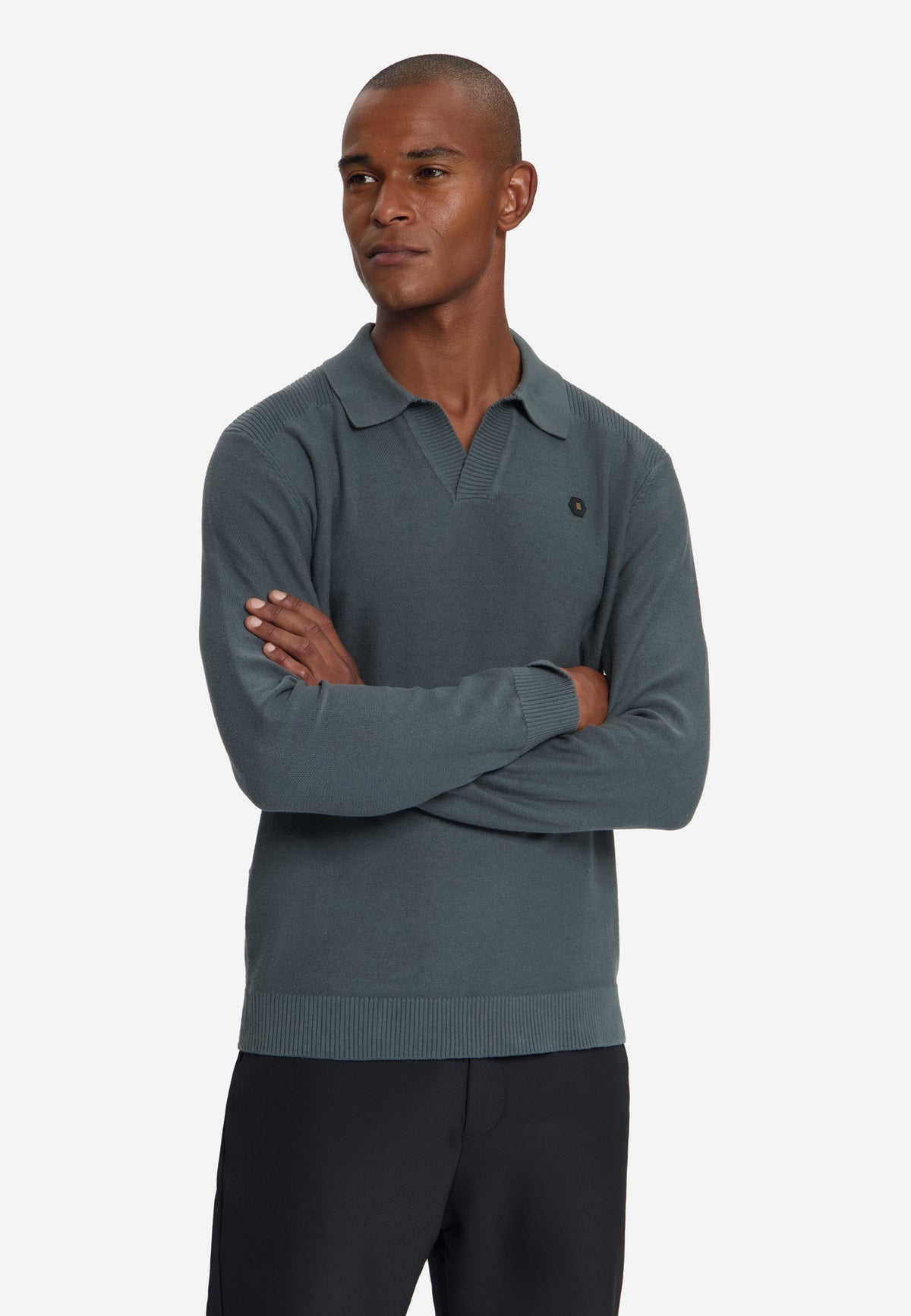Half-Zip Jumper | Dark Steel