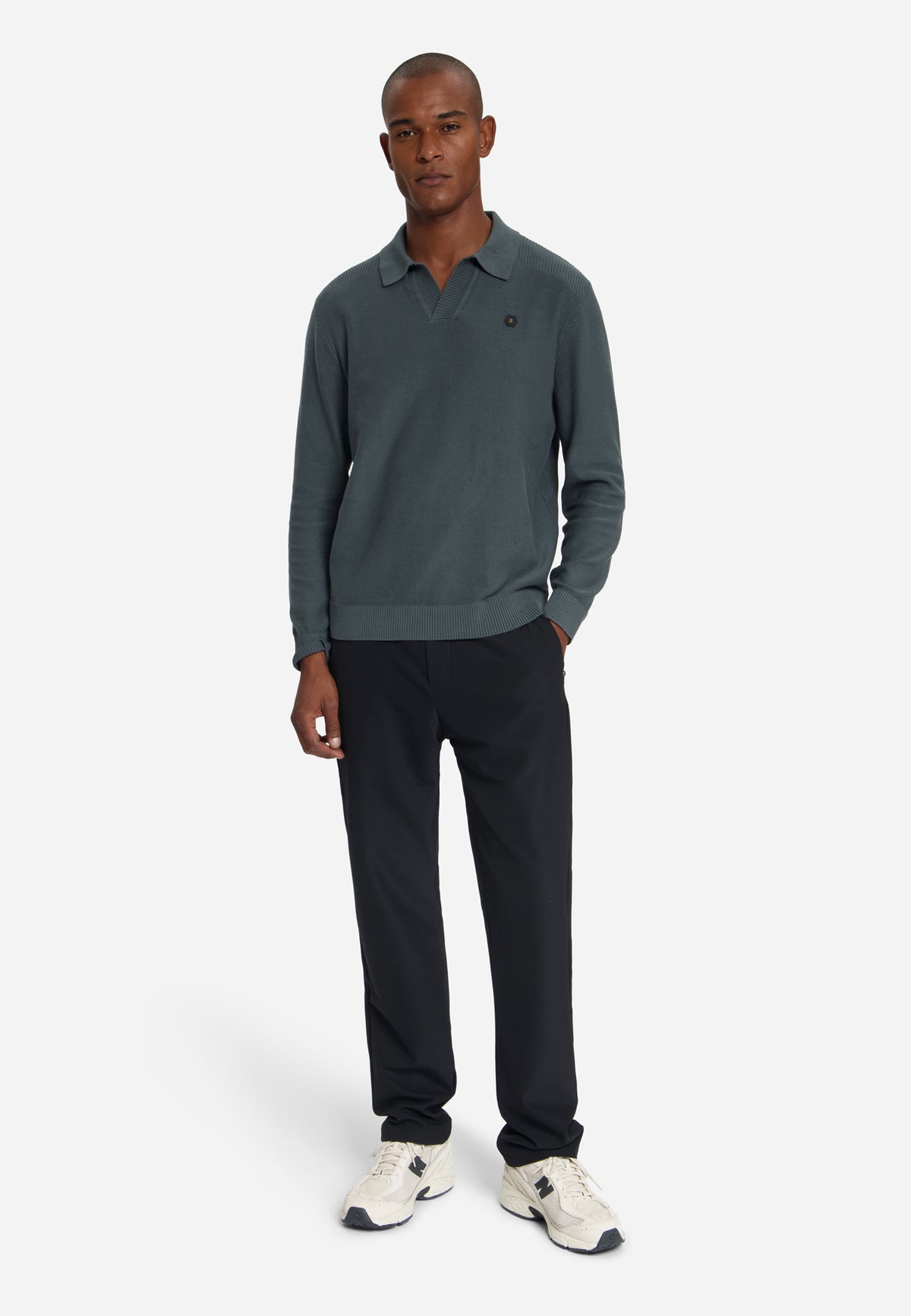 Half-Zip Jumper | Dark Steel