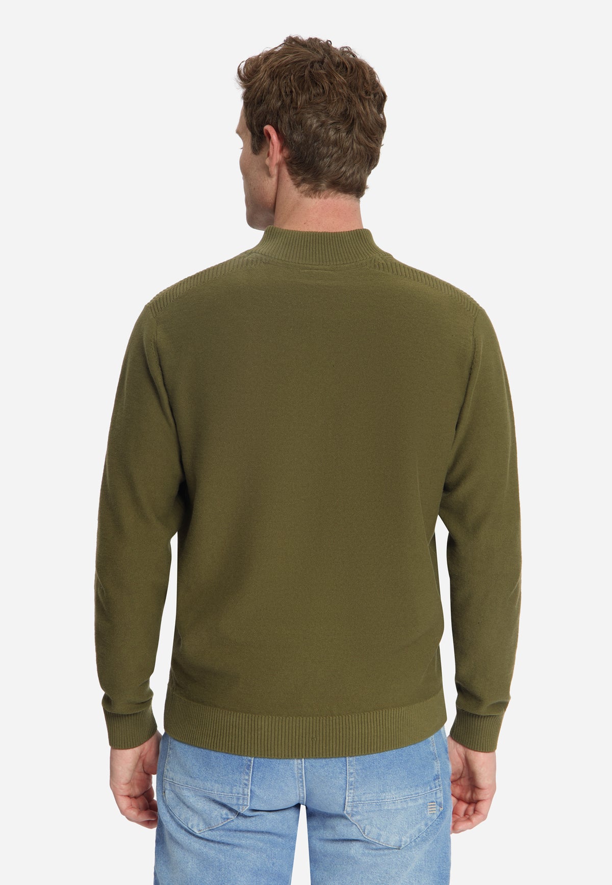 Half-Zip Jumper | Moss