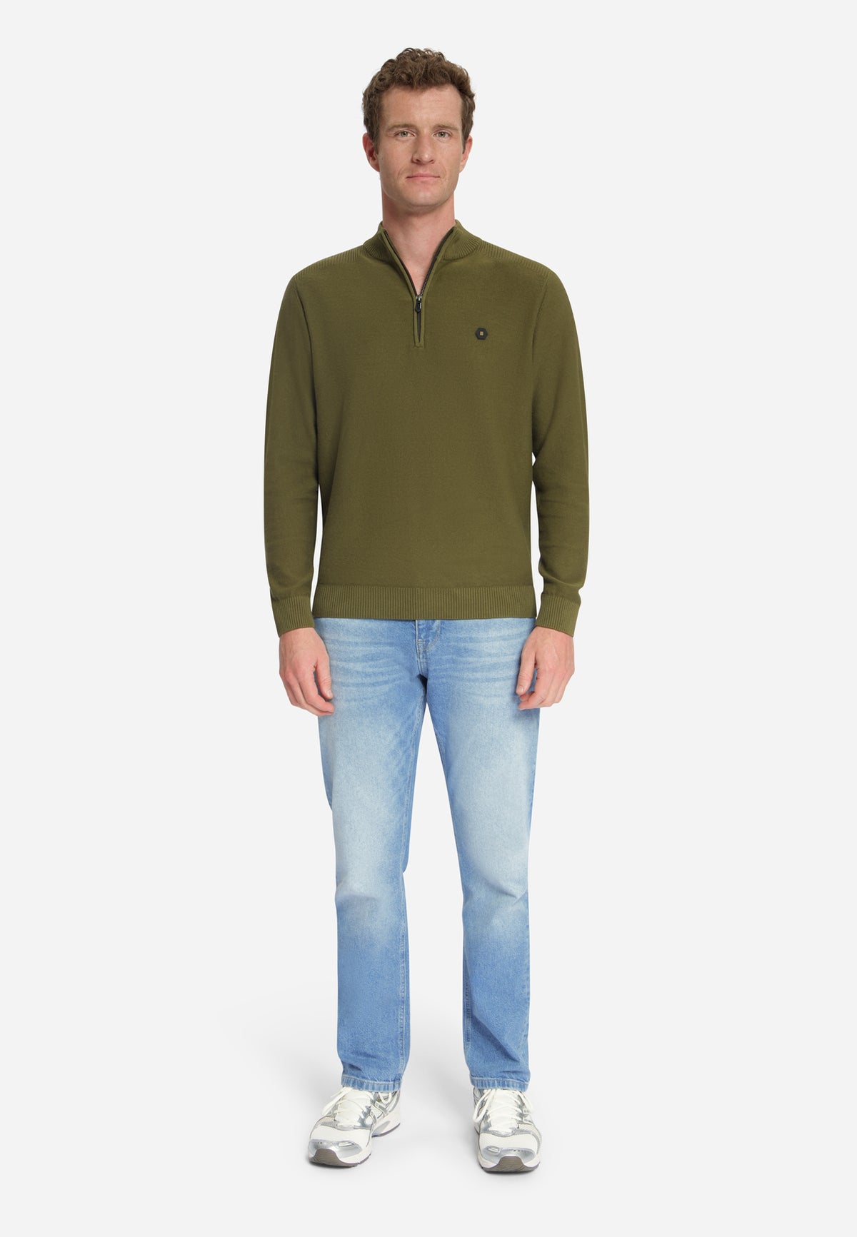 Half-Zip Jumper | Moss