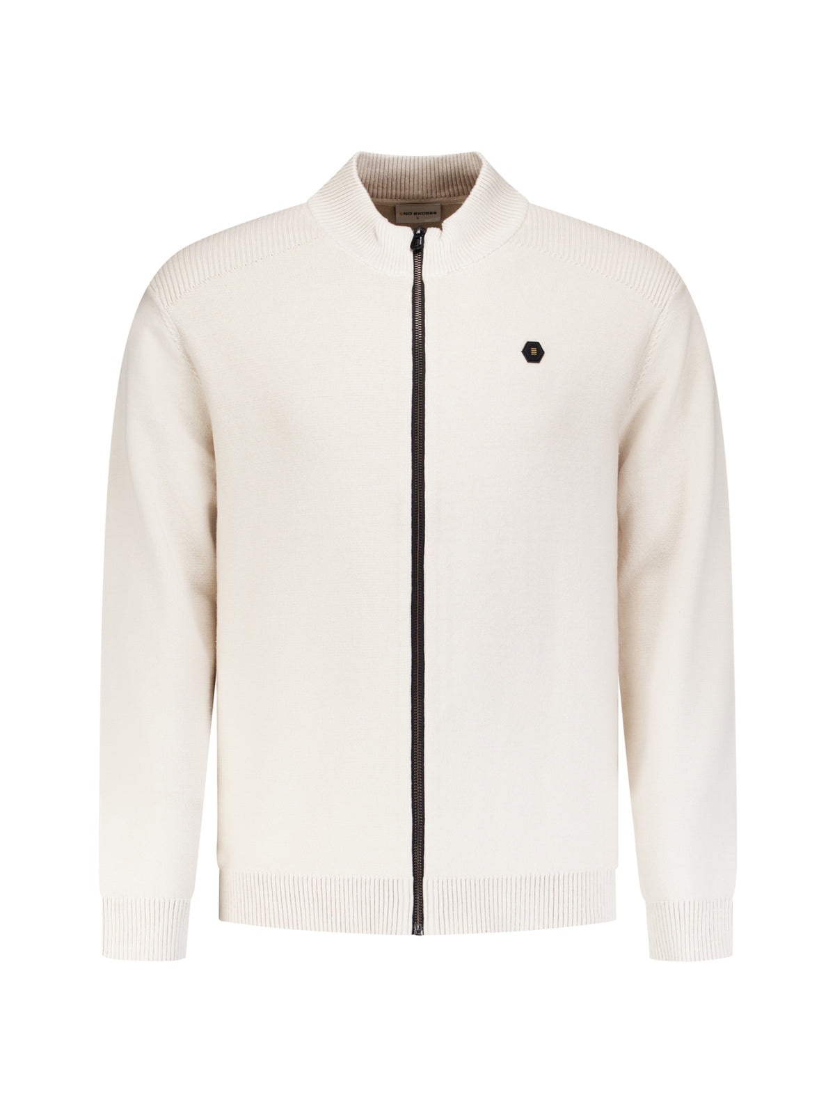 Full-Zip Cardigan | Stone