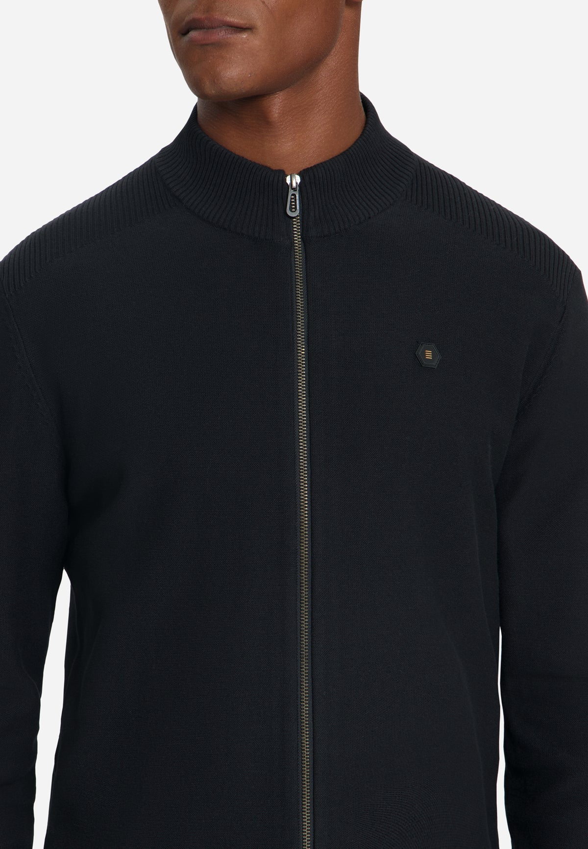 Full-Zip Cardigan | Black