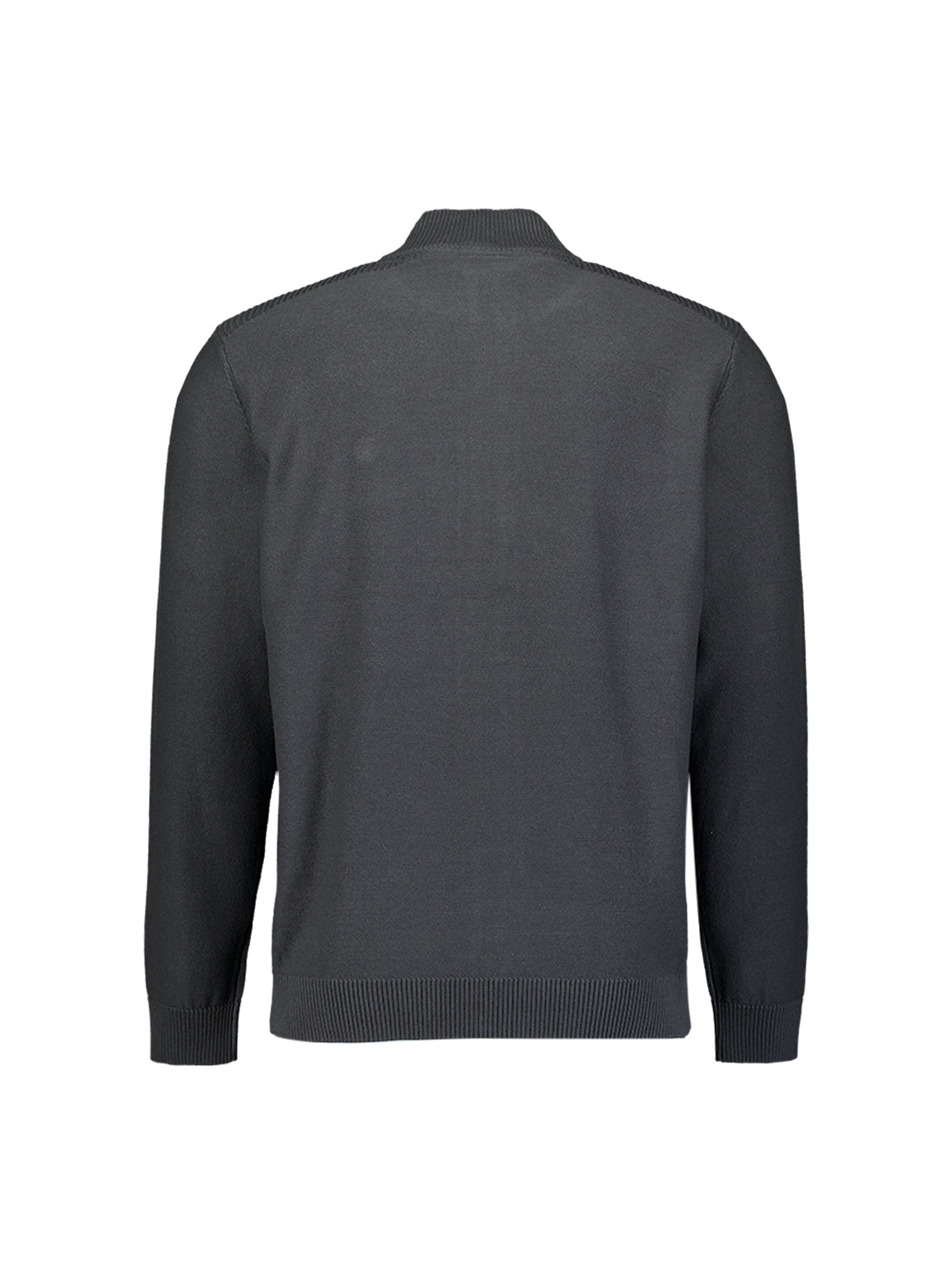 Full-Zip Cardigan | Dark Steel