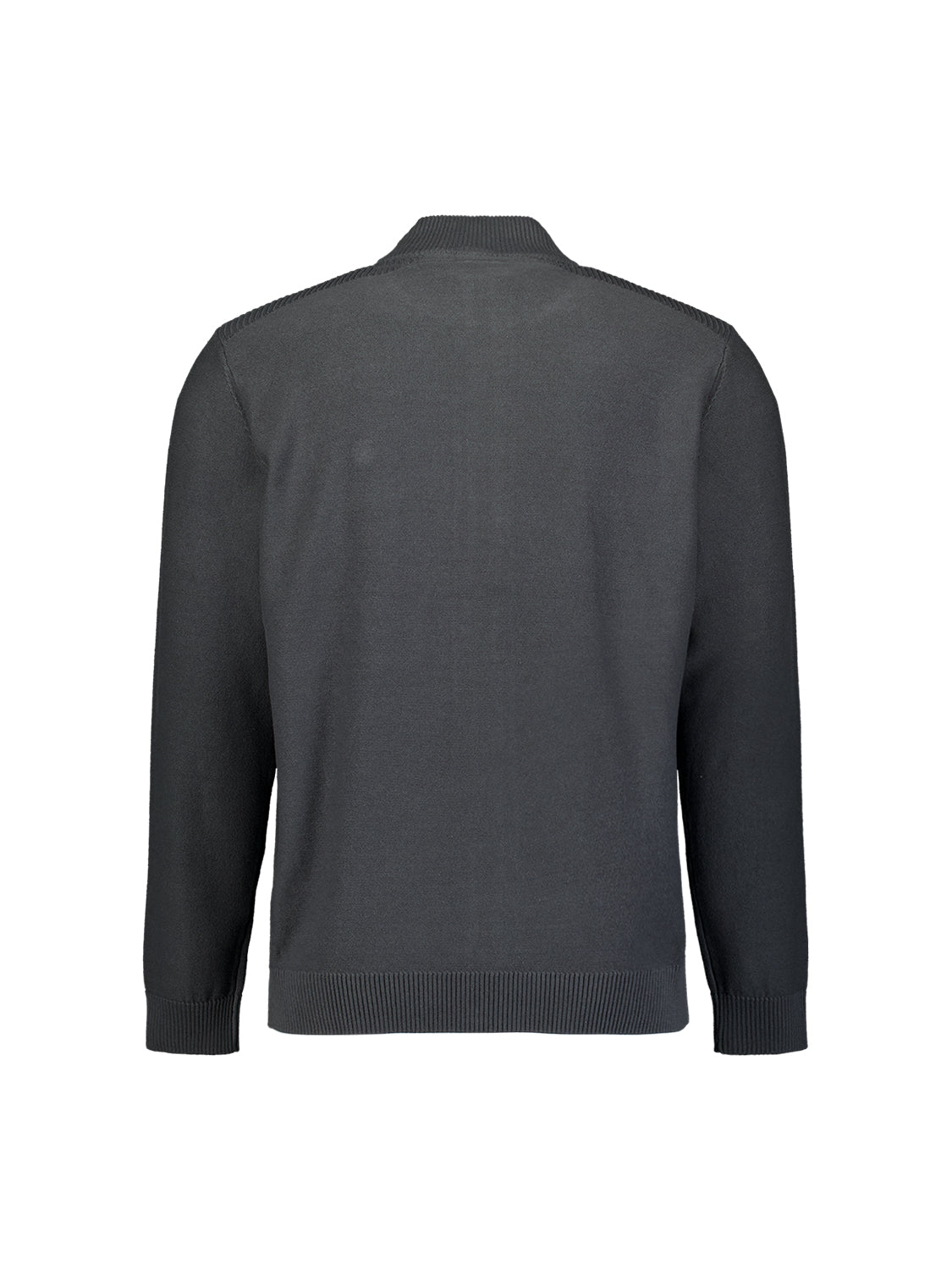Full-Zip Cardigan | Dark Steel