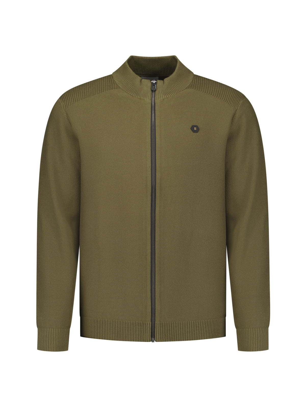 Full-Zip Cardigan | Moss