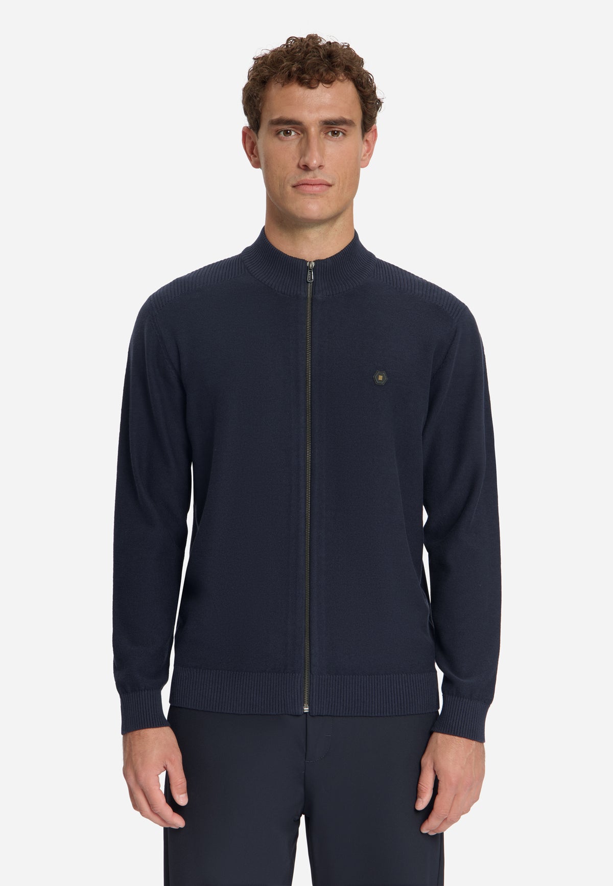 Full-Zip Cardigan | Dark Night