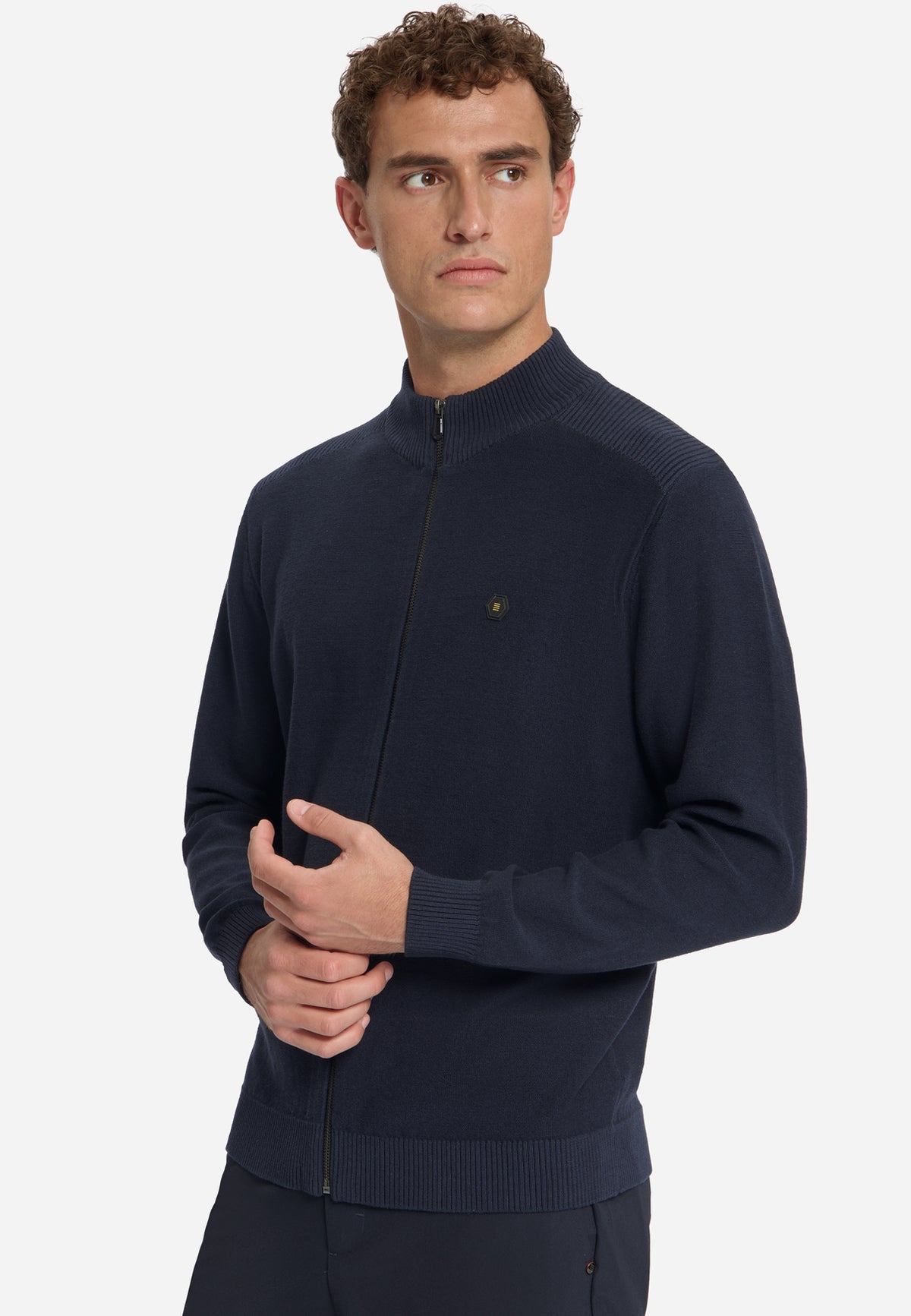 Full-Zip Cardigan | Dark Night
