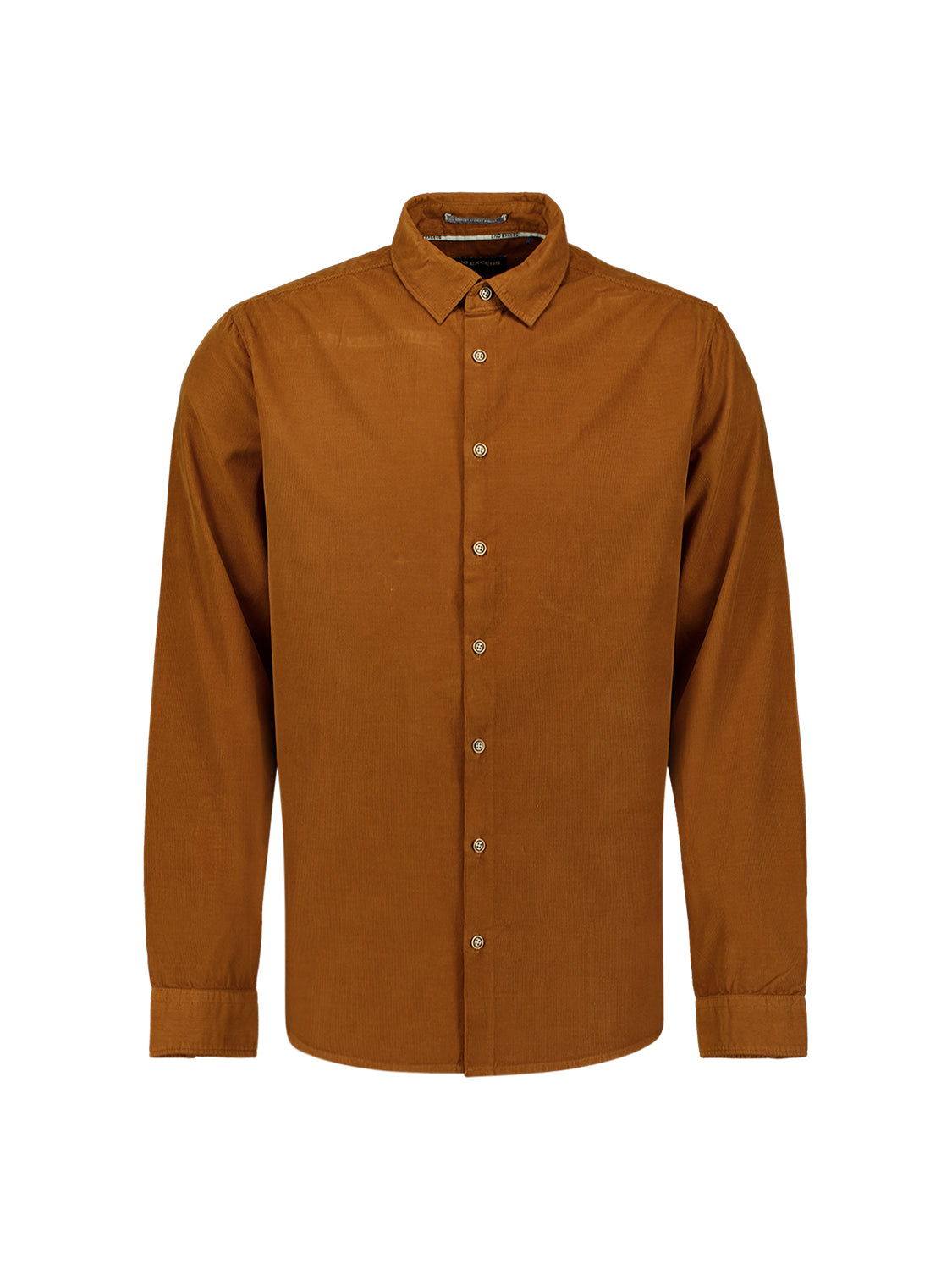 Fine Corduroy Shirt | Caramel