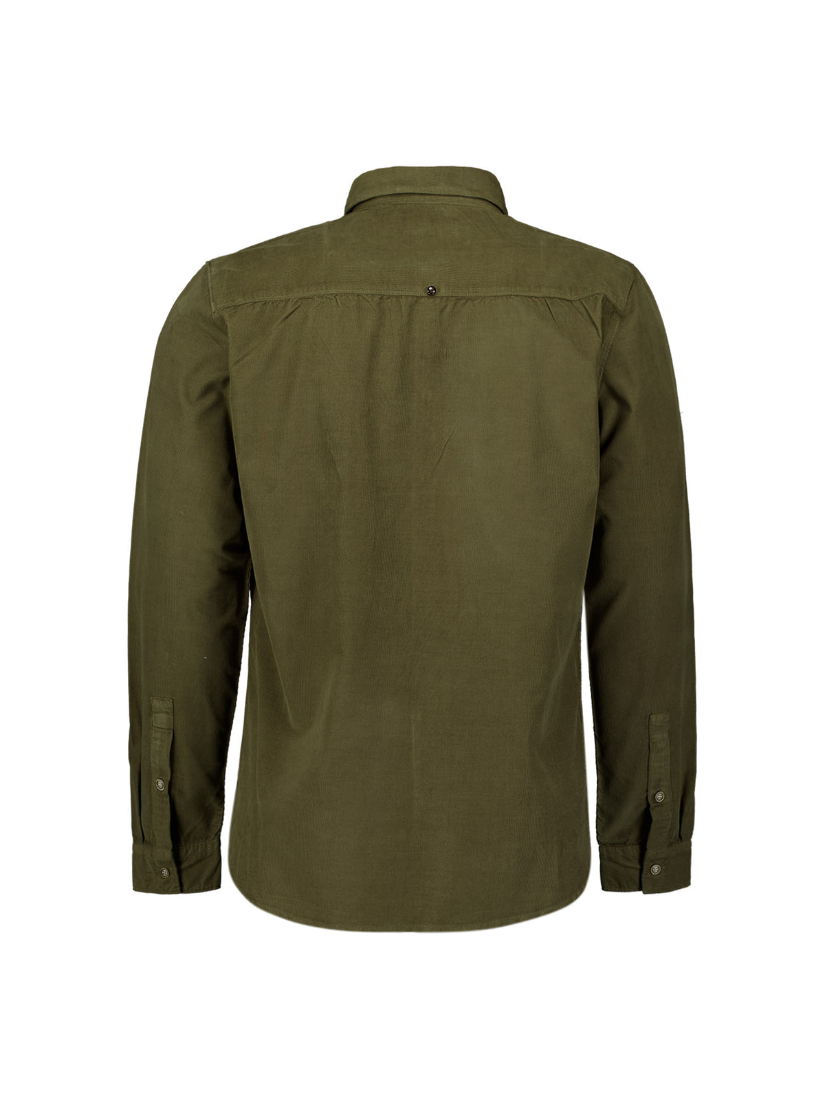 Fine Corduroy Shirt | Moss